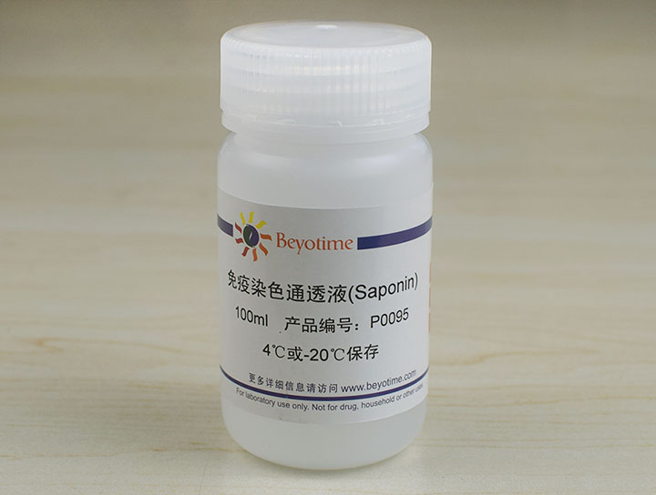 免疫染色通透液(Saponin)(P0095-100ml)