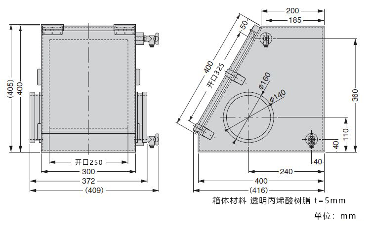 紧凑型手套箱 GBC型-丙烯酸真空干燥箱-wako富士胶片和光