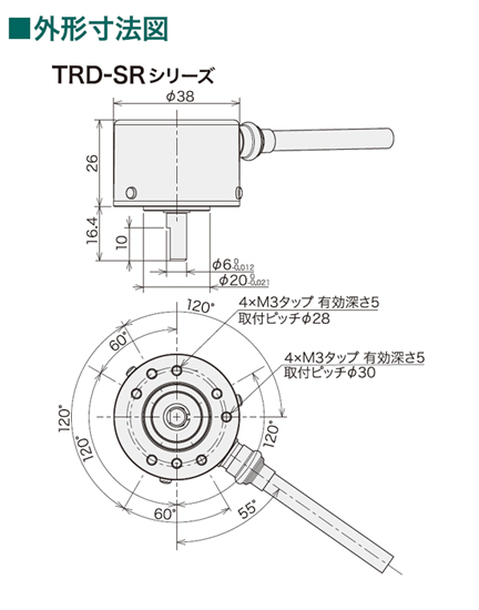 日本光洋旋转编码器TRD-SR系列&Phi;38轴式-日本光洋Koyo