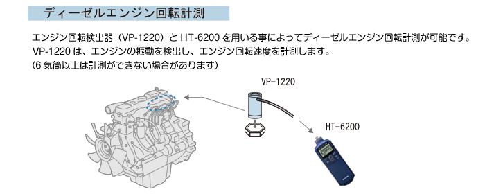 日本小野输入型数字便携式转速表HT-6200-日本小野