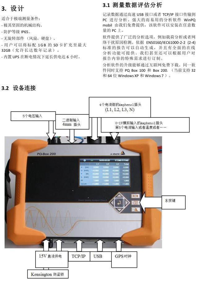 PQ-Box 200 电能质量分析仪