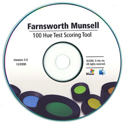 Munsell色相测试色棋蒙赛尔色棋FM-100配件Munsell-100