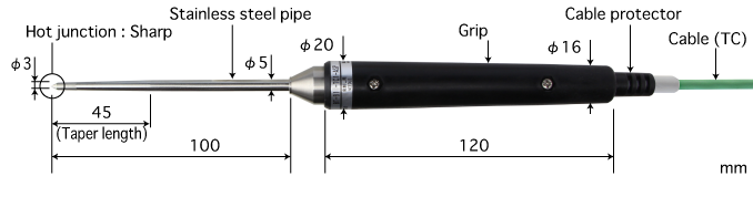 日本安立计器刺入型温度传感器BT系列-日本安立计器