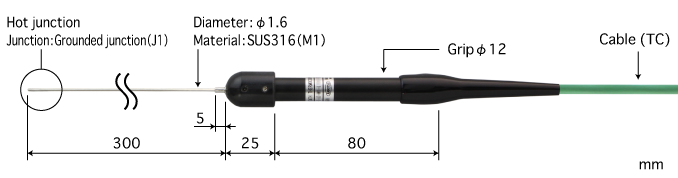 日本安立计器套管型温度传感器-日本安立计器