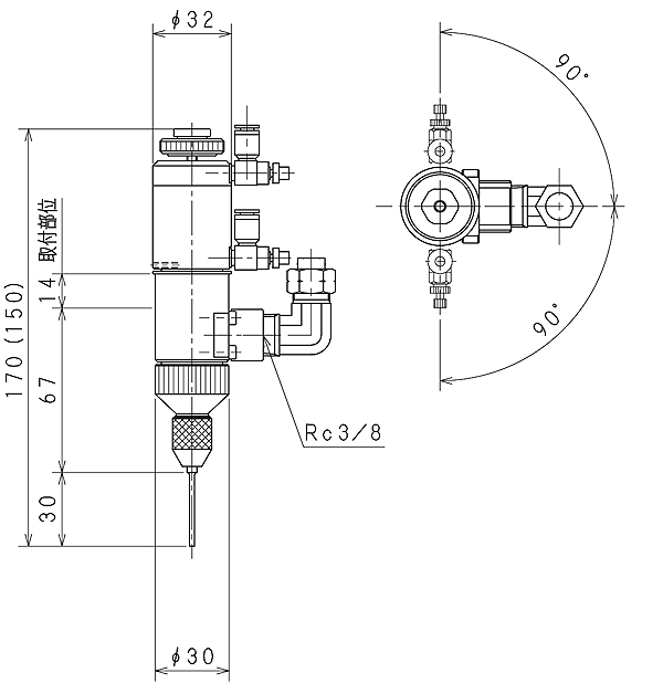 日本技研液体计量阀Balpet BP-105DE-日本技研