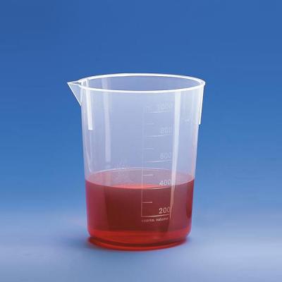 Brand普兰德 烧杯 低型 PP材质 蚀刻刻度 50ml （89628）