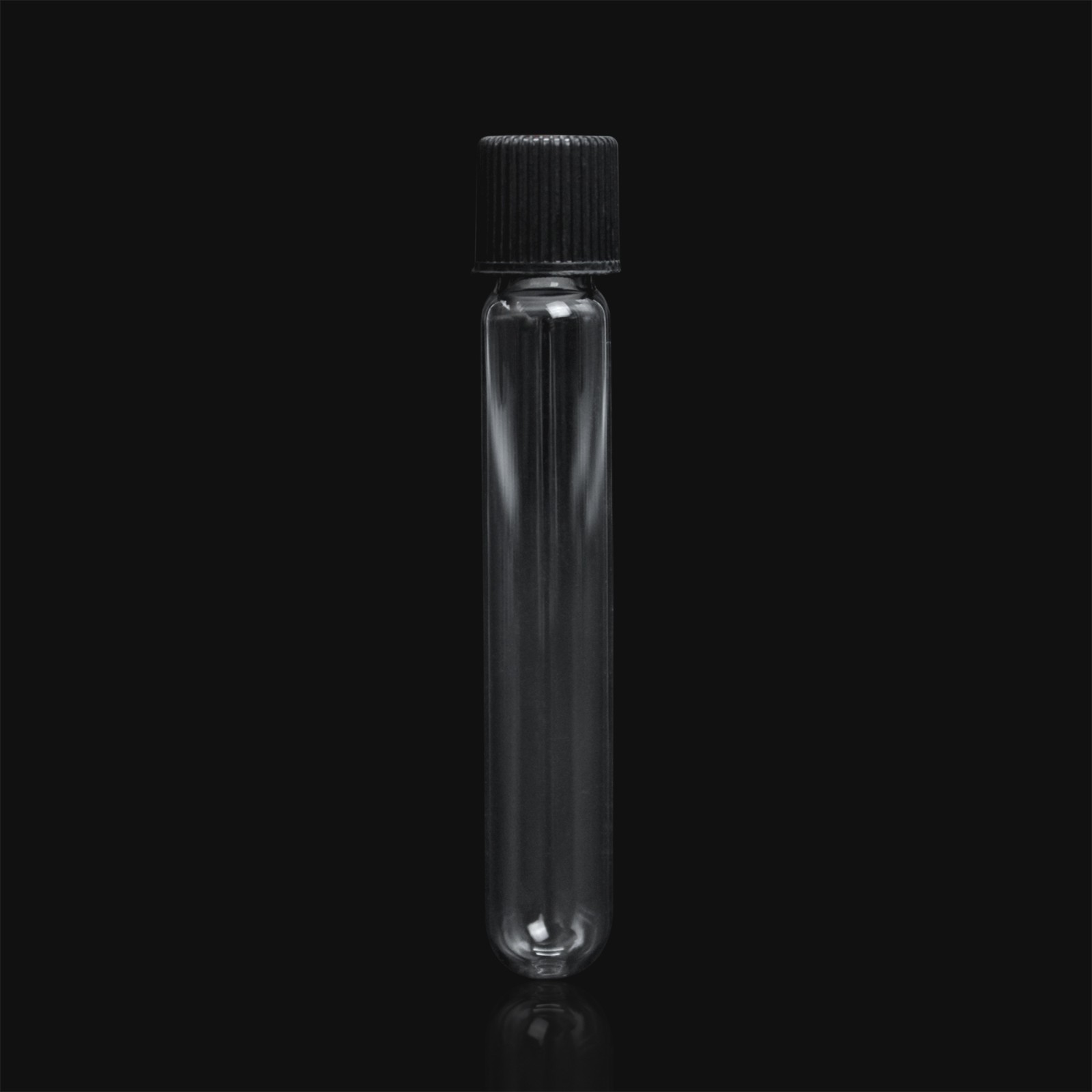 10.0ml圆底血清试管，中性硼硅材质，带胶木螺口盖