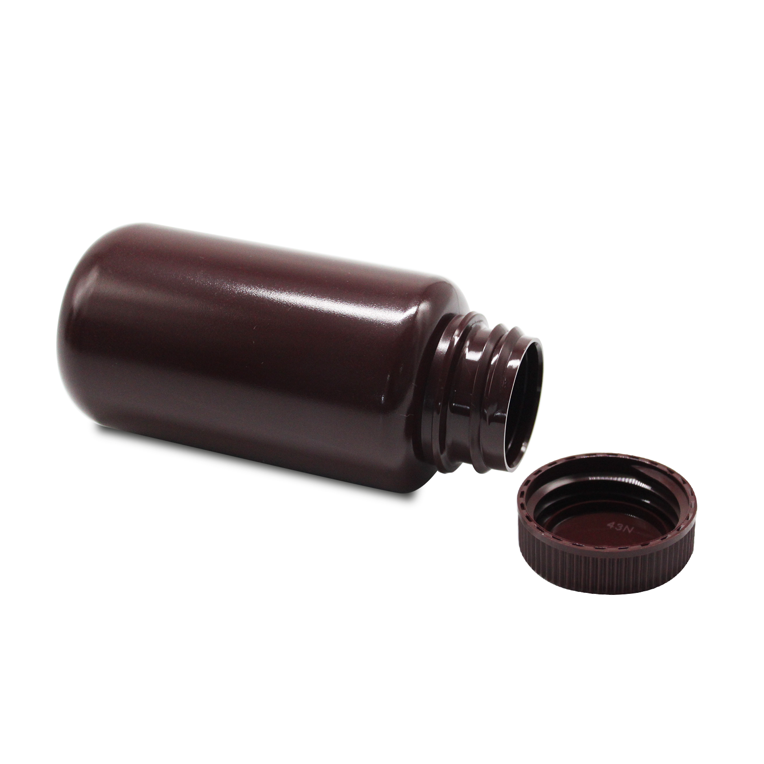 250ml 棕色 HDPE广口试剂瓶