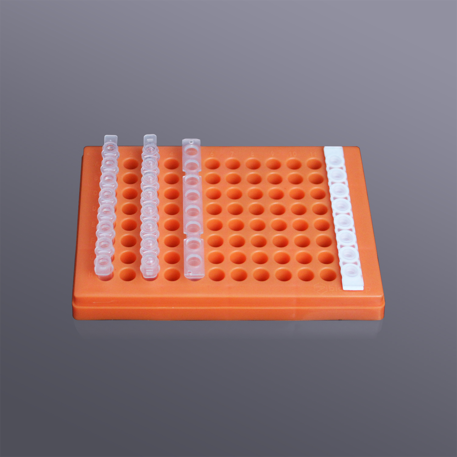 0.2ml薄壁管盒,橙色