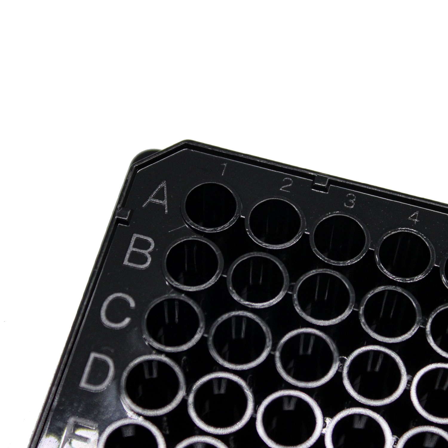 96孔细胞培养板 独立包装 (黑底透明盖)