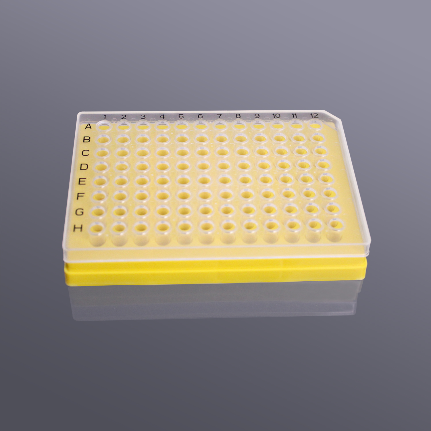 0.2ml薄壁管盒(PC),黄色