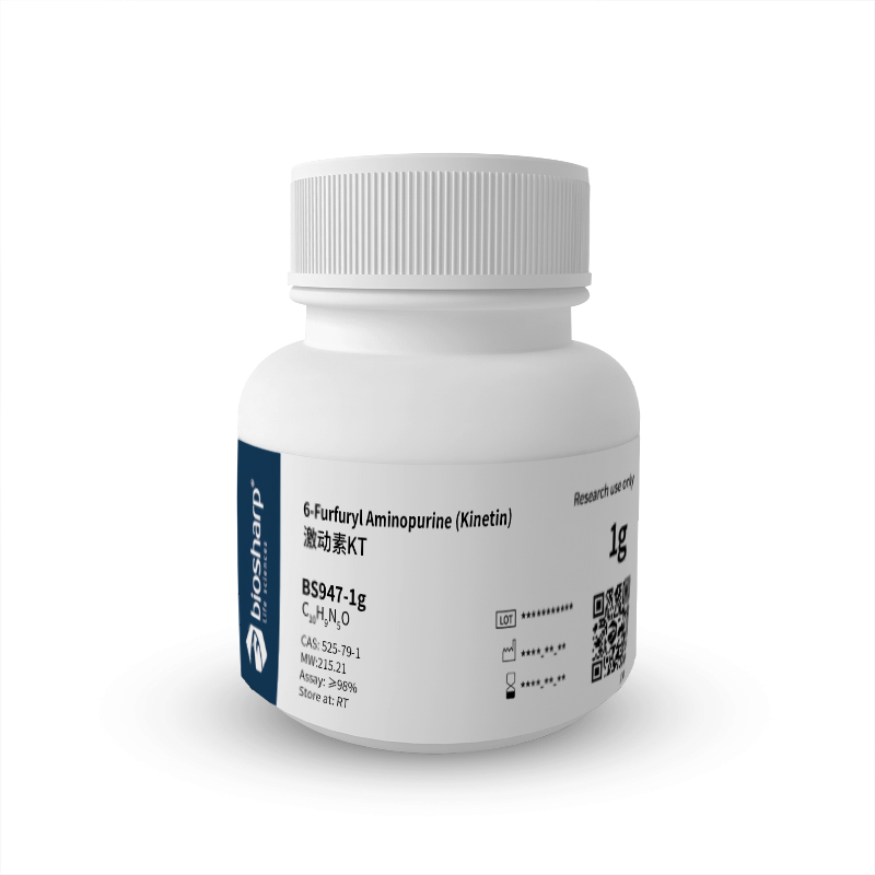 新BS947-1g/老BS057 激动素KT/6-Furfuryl Aminopurine(Kinetin)[1g]RT