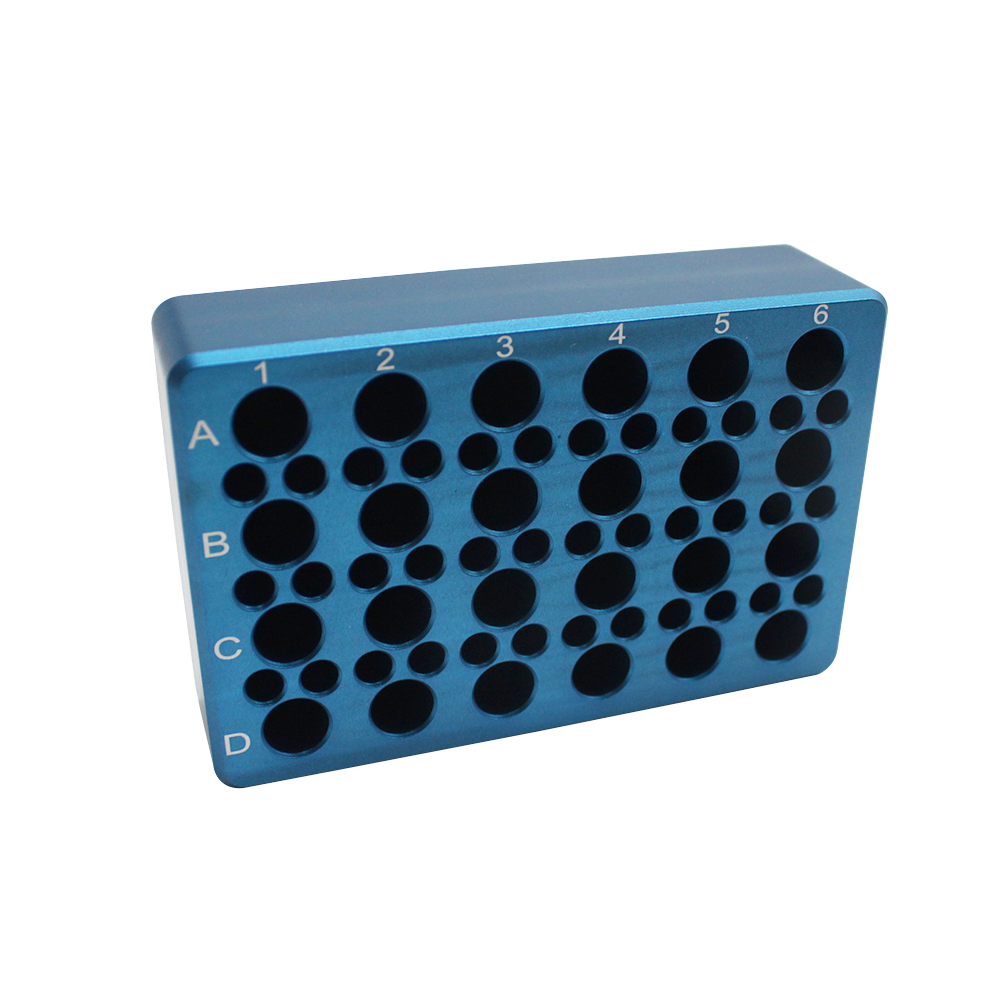 0.2ml/1.5ml低温金属冰盒（1.5ml/24孔＆0.2ml/36孔,尖底）
