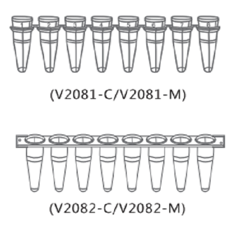 荧光定量PCR仪用单管,八联管,离心管等耗材V101-C V1082-C