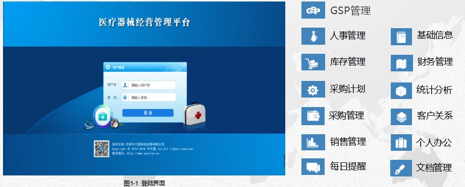 医疗器械经营管理平台 （GSP管家）