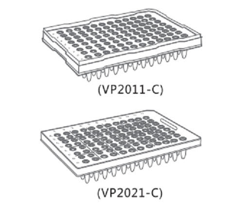 PCR实验室耗材八联管带盖/PCR96孔板0.2mlV2081-C VP2001-C