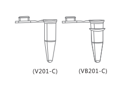 荧光定量PCR耗材PCR单管0.1ml透明平盖单管V101-C