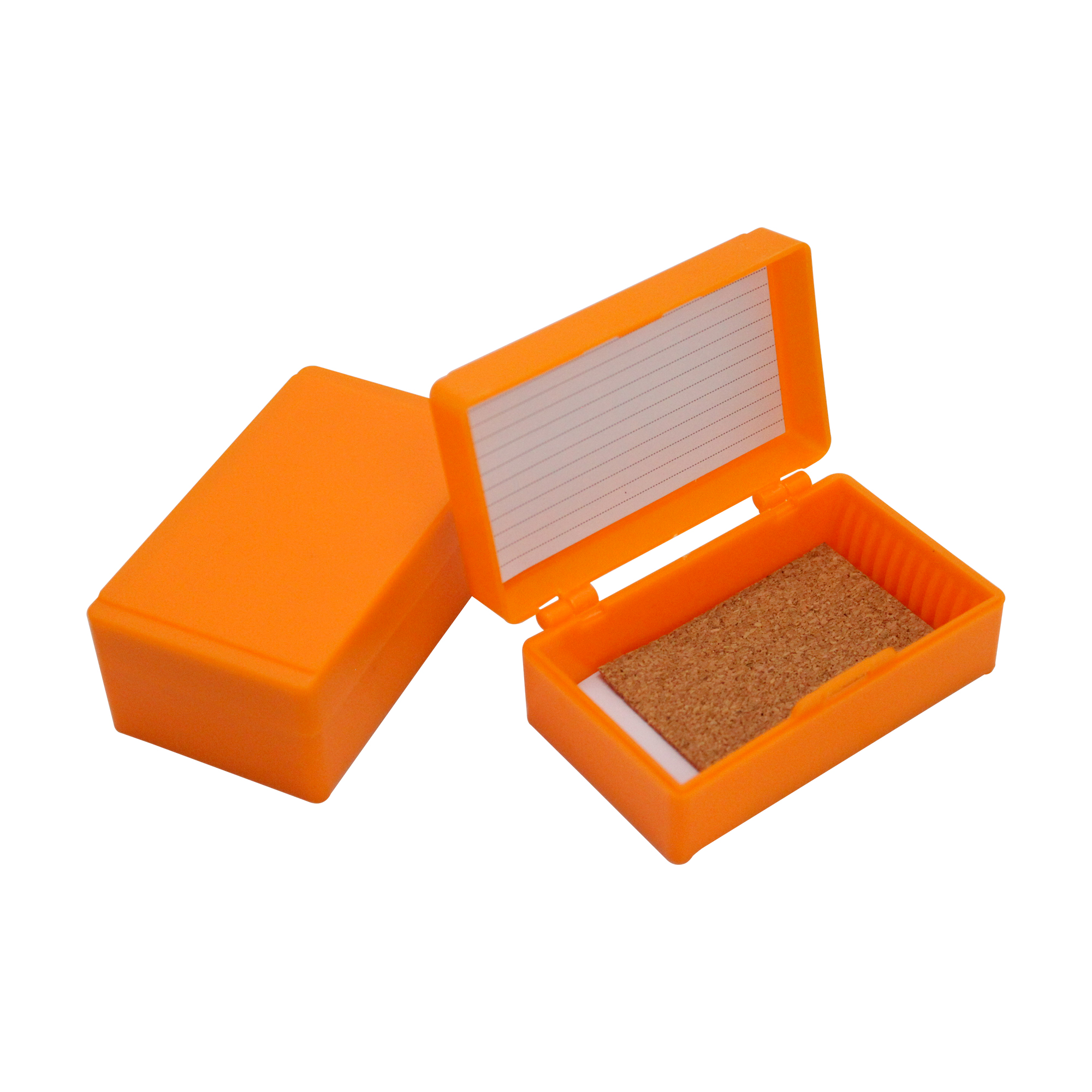 12片装载玻片存储盒,橘色